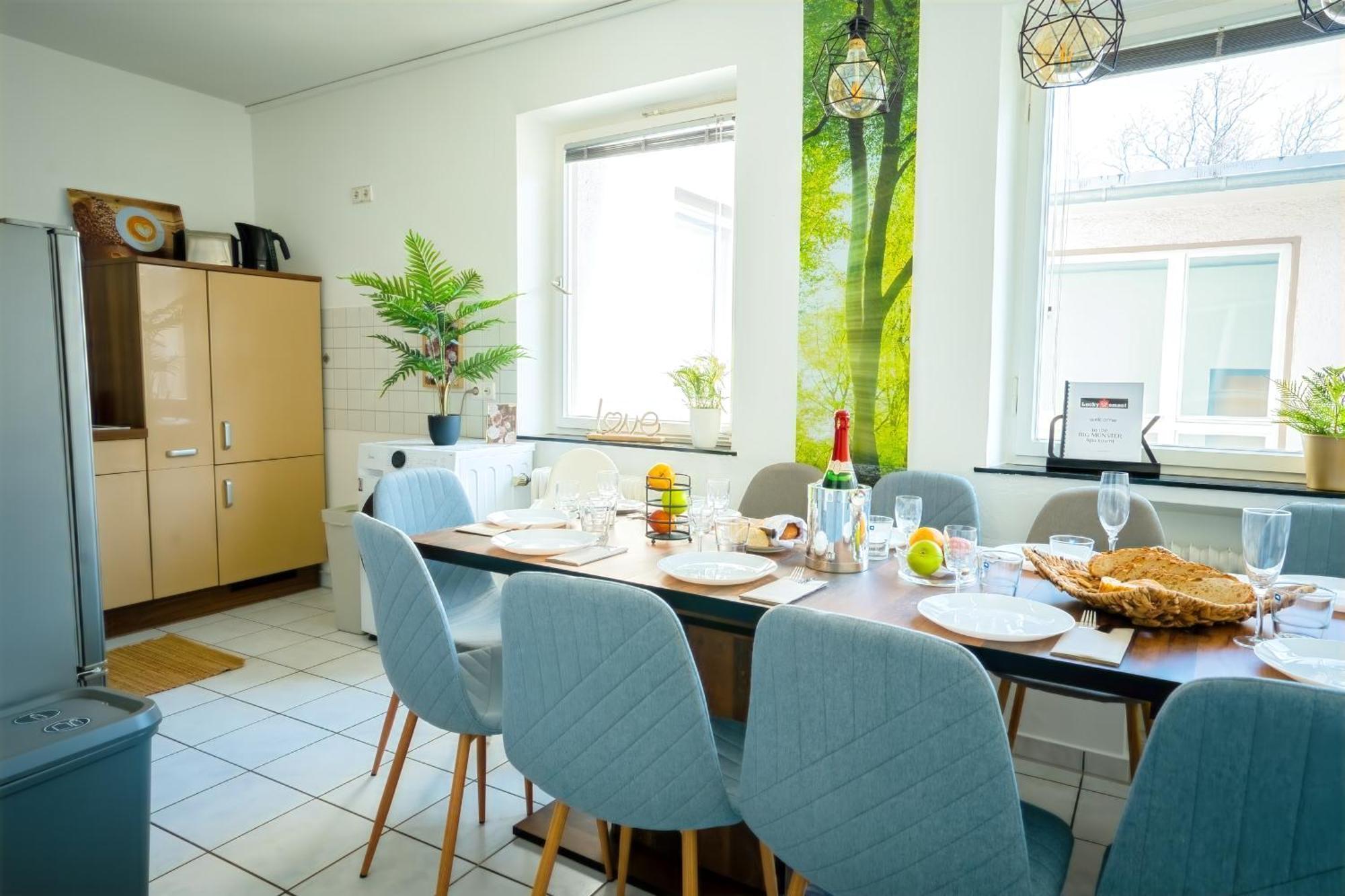 The Big Muenster Fuer Bis Zu 12, Whirlpool, Sauna, Zentral, Tischfussball, Balkon, Gasgrill Ulm Zewnętrze zdjęcie
